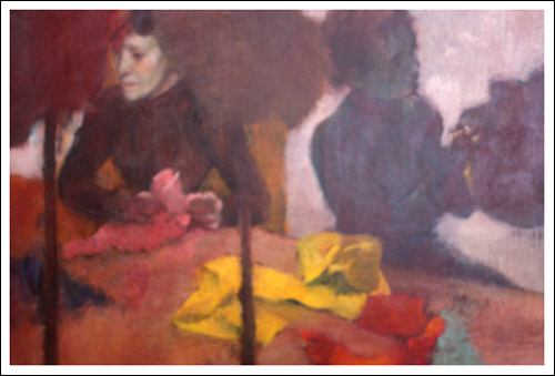 the milliners by Degas