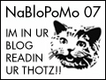 NaBloPoMo